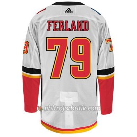 Män Ishockey Calgary Flames Tröja MICHAEL FERLAND 79 Adidas Vit Authentic